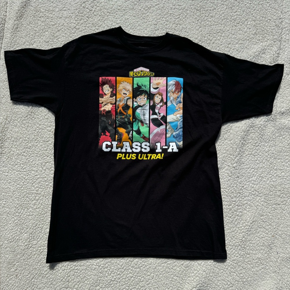 My Hero Academia Plus Ultra Anime Official Licensed Short Sleeve Shirt Sz XL NWT